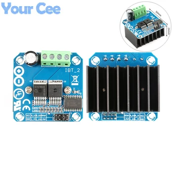 

Double BTS7960 BTN7960 Motor Drive Module 43A High Power H-bridge Motor PWM Control Module Diy Smart Car Current Diagnostic