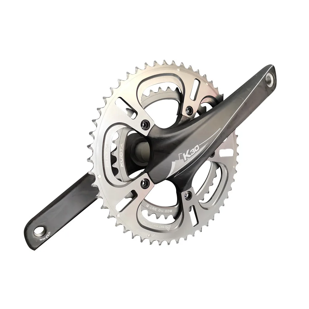395g!!! Guarnitura per bici da strada Super leggera guarnitura BB30 172.5mm  BCD110 manovella per bicicletta in carbonio e ruota dentata per bici da  strada - AliExpress Sports \u0026 Entertainment