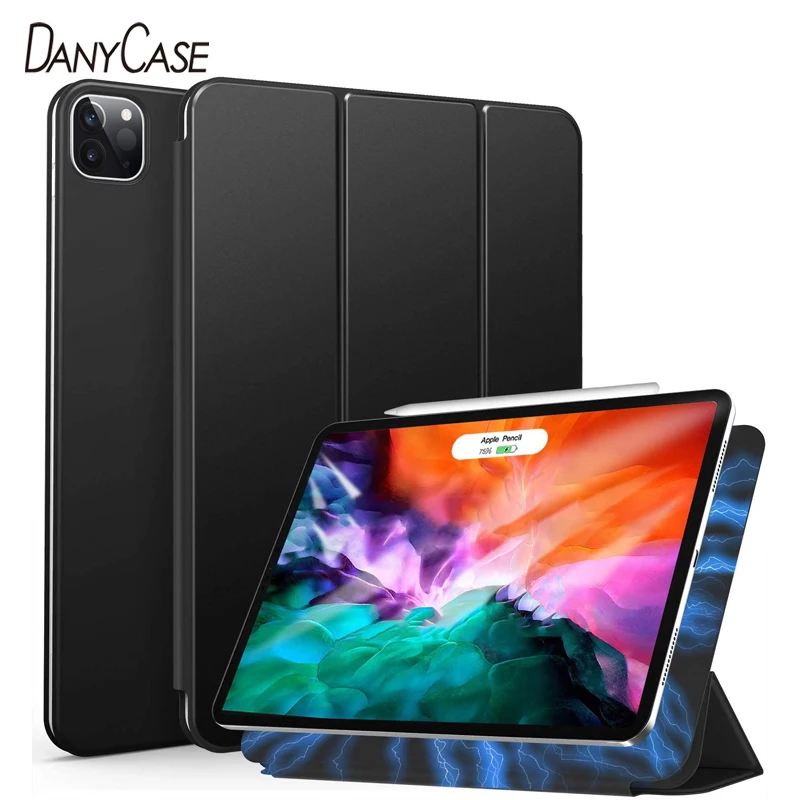 

For iPad Pro 11 Case 2020 for iPad Pro 12.9 2020 2018 Cover Slim Magnetic 2018 iPad Pro 11 Case Auto Sleep/Wake Smart Case