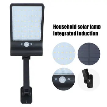 

Garden Outdoor Street Patio Pathway 48 50LED Motion Sensor Security Solar Wall Light Warehouse Adjustable Brightness Yard