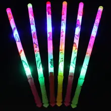 Multicolor Cartoon Pattern Glow Stick Luminous Party Concert Supply Kids Gift Glow stick cartoon pattern plastic+ electronics