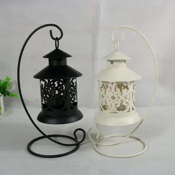 

2020 New European Style Morden Iron Moroccan Style Candlestick Candle Holder Candle Stand Light Holder Home Decoration Lantern