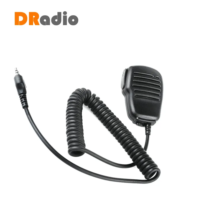Micrófono Altavoz Mano ASHATA Para Walkie Talkie ICOM - Impermeable - 2 Vías - Profesional