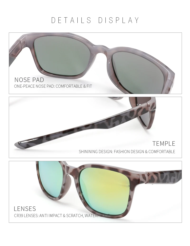 ZENOTTIC, классические, поляризационные солнцезащитные очки, мужские, Полароид, ультралегкие, для вождения, квадратная оправа, солнцезащитные очки, мужские, очки, UV400, Gafas De Sol