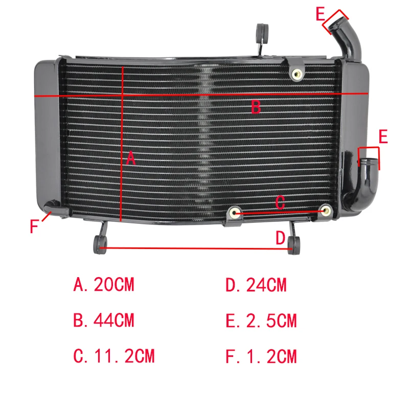 

For DUCATI 748 748S 916 996 996S 94-02 1994-2002 Motorcycle Aluminium Radiator Motor Replacement Engine Water Cooling