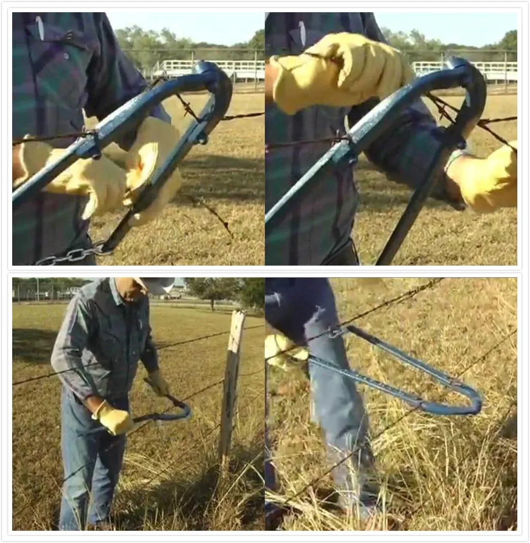울타리 수리 도구 체인 손으로 당기는 변형 금속 야외 집 정원 휴대용 농장 고정 가드레일