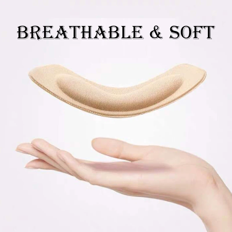 Heel Insoles Patch Pain Relief Anti-wear Cushion Pads Feet Care Heel Protector Adhesive Shoes Back Sticker Insert Insole