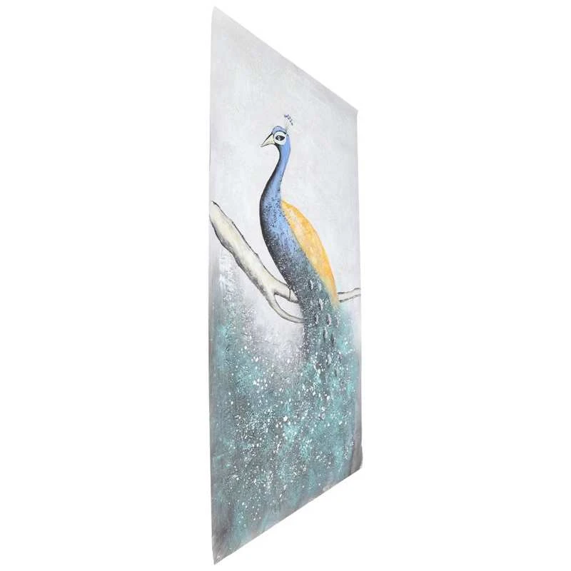 アートワークの家の装飾のための手描きの油絵孔雀のテクスチャ Painting Calligraphy Aliexpress