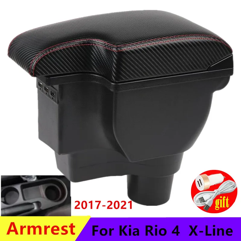 Kaufe Für Kia Rio 4 Armlehne Für Kia Rio X X-Linie Auto Lagerung