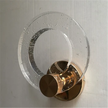 

Modern Simple Crystal Led Wall Lamp Bedroom Bedside Lamp Living Room Wall Lamp Creative Individual Bubble Lamp Free Shipping AC