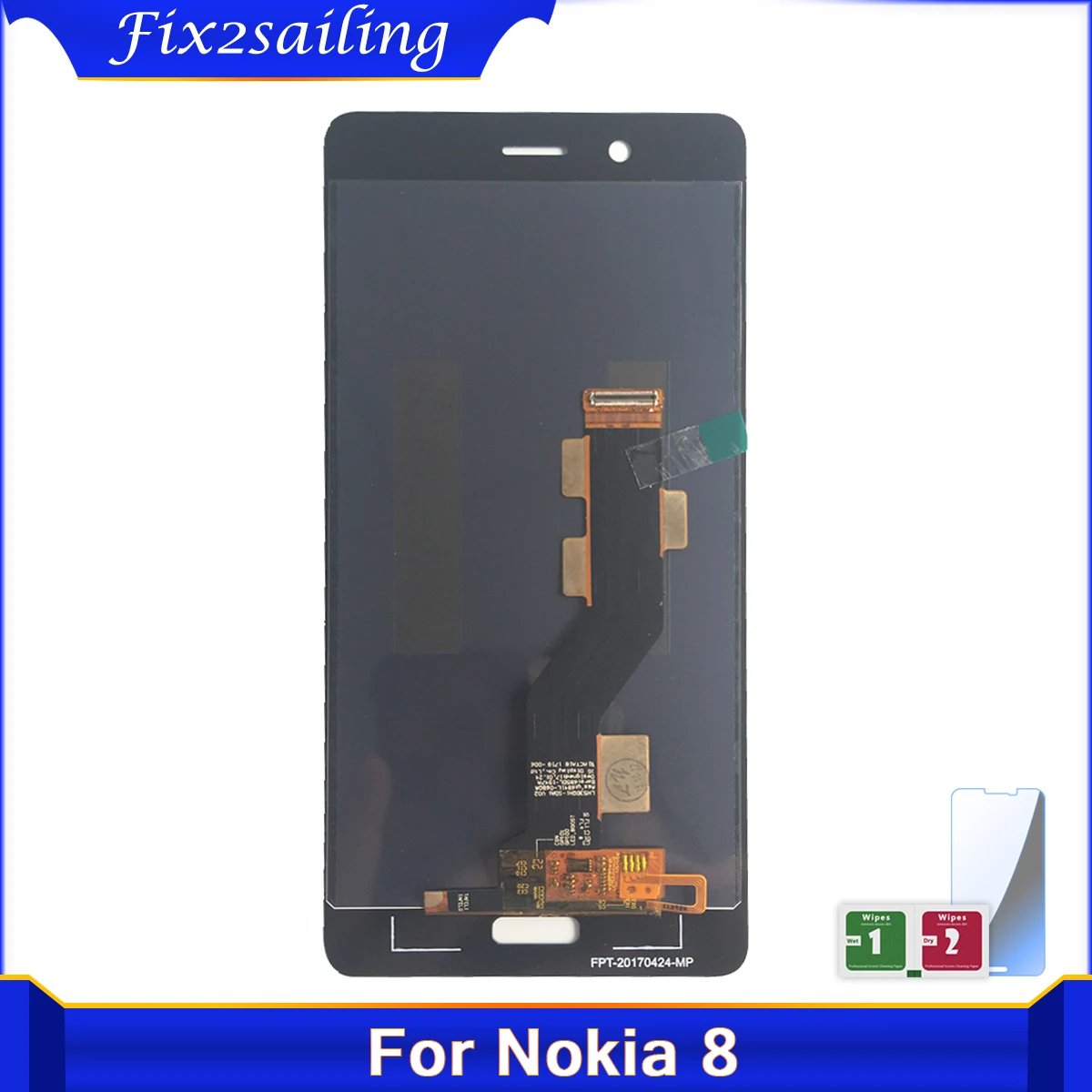 ЖК-дисплей с сенсорным экраном и дигитайзером в сборе для Nokia 8 5 3 дюйма экран