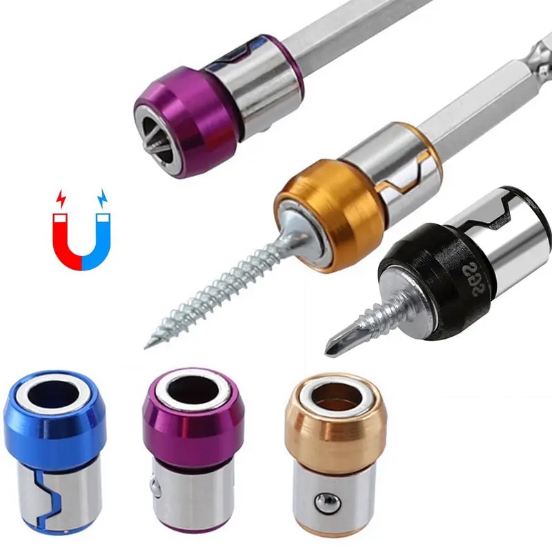 

Magnetic Ring Alloy Electric Magnetic Ring Screwdriver Bits -Corrosion Strong Magnetizer Phillips drill bit Magnetic Ring