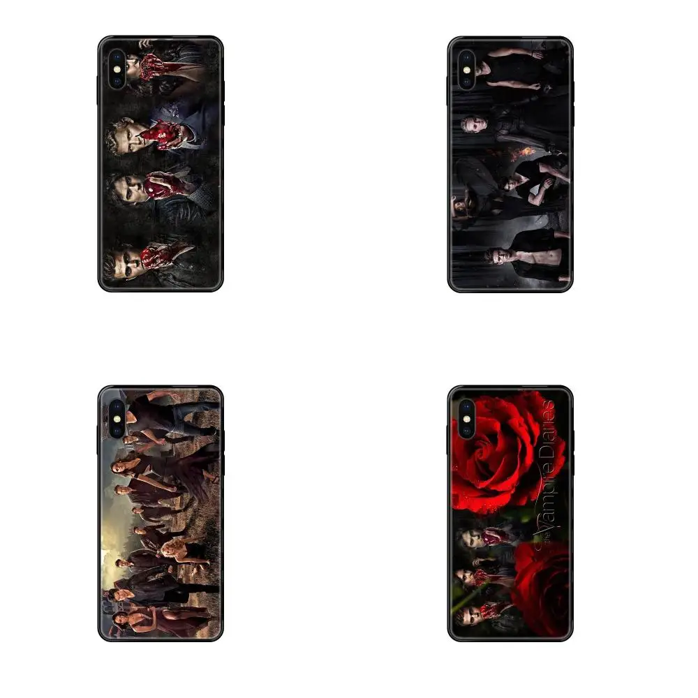Geek The Vampire Diaries Soft TPU Black Art Print For iPhone 11 12 Pro 5 5S SE 5C 6 6S 7 8 X XR XS Plus Max Geek The Vampire Diaries Soft TPU Black Art Print For iPhone 11 12 Pro 5 5S SE 5C 6 6S 7 8 X XR XS Plus Max