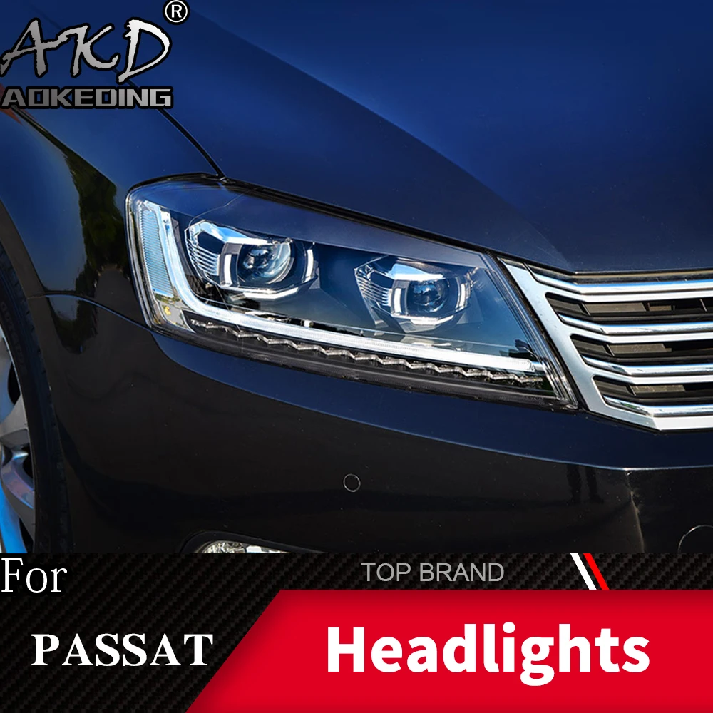  Head Lamp For Car VW Passat B7 2012-2016 Magotan Headlights Fog Lights Daytime Running Lights DRL H - 4000099152326