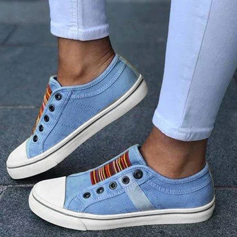 Sneakers Ladies Vulcanize-Shoes Trainers Women Canvas Autumn Summer Low-Cut Casual New