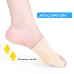 1Pair Breathable Foot Care Tumb Support Shock-Absorbent Big Toe Bunion Correctors Hallux Valgus Straighteners Toe Protector Belt