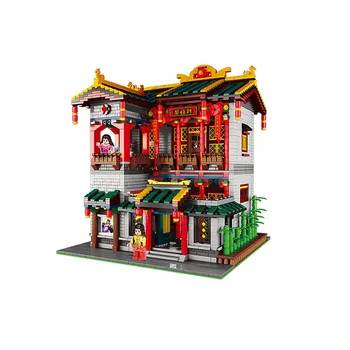 

3320Pcs XINGBAO Building Blocks XB-01003 Moc Creator China Town Series Yihong Brothel Chinese architecture Bricks Toys