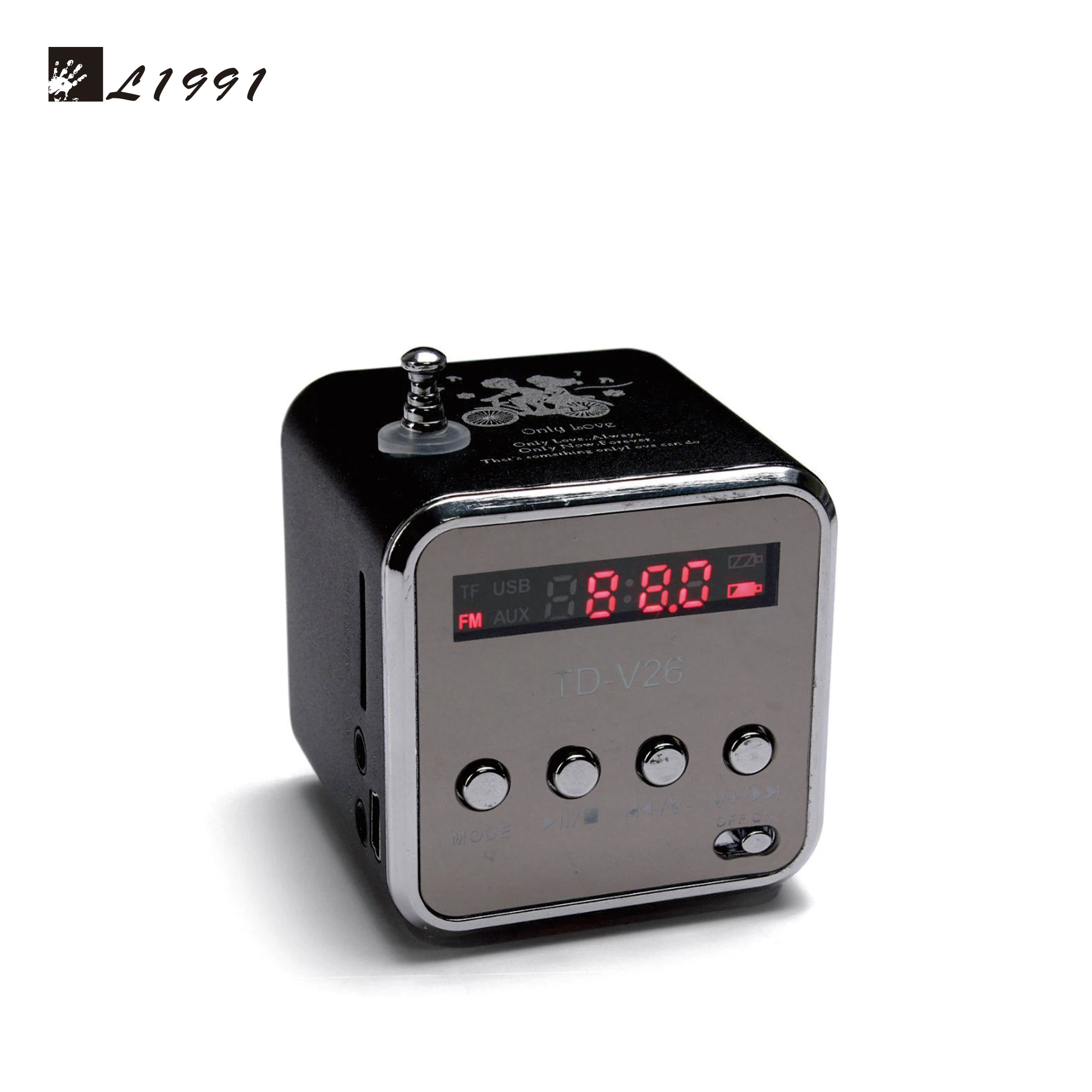 DRBEEAM TD-V26 миниатюрный Портативный MP3 музыкальный громкоговоритель-многоцветный