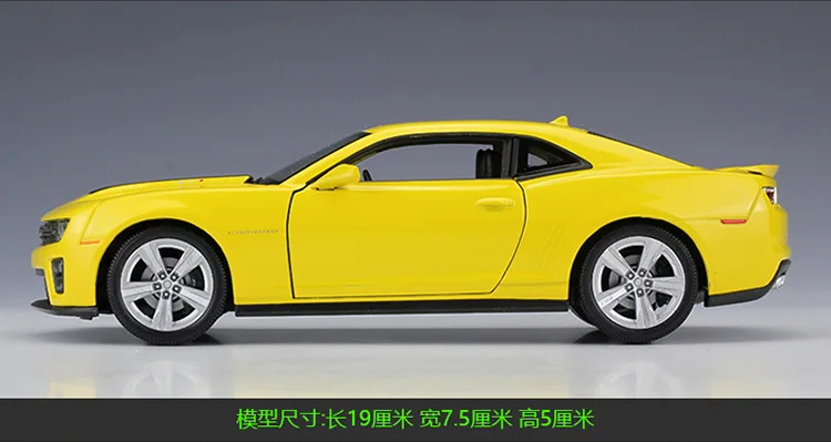 Welly 1:24 Chevrolet Comello Bumblebee сплав модель автомобиля Diecasts игрушечные транспортные средства коллекционные подарки не-пульт дистанционного управления Тип транспортная игрушка