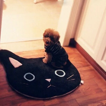 

Fuzzy Cat Entrance Doormats Door Mat Carpet Living Room Bedroom Anti-slip Floor Mats Kitchen Rugs Lovely Hallway Mats K1268 G