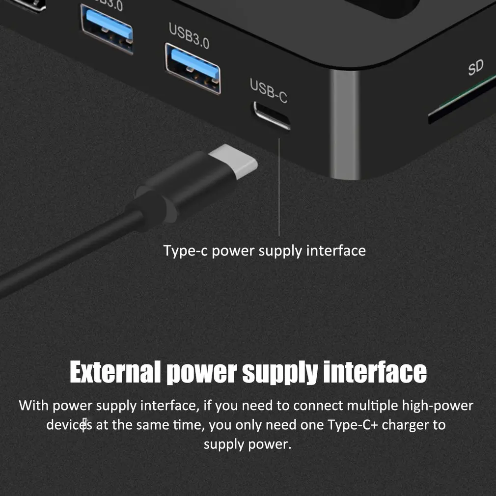 Концентратор USB Type C док-станция для samsung S10 S9 Dex Pad станция USB-C к HDMI док-станция адаптер питания