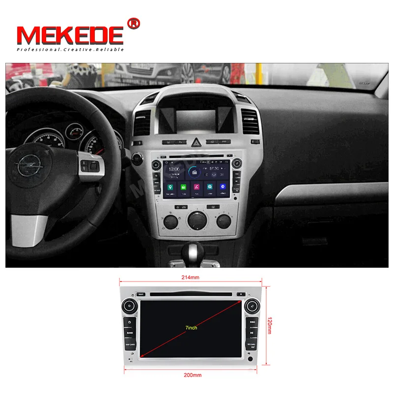 Excellent Android 9.0 4+64G Car GPS Navigation System DVD player For Opel Zafira B Vectra C D Antara Astra H G Combo 3G BT Radio Stereo 5