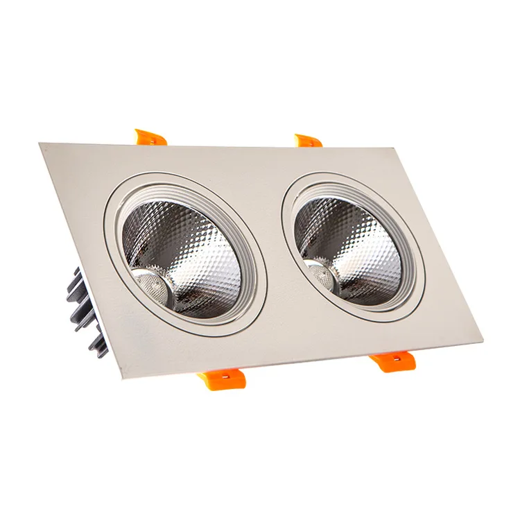 

3000K 4000K 6000K 5W 12W 20W LED Down Light LED Mall Living Room Office Lighting SMD Downlight Double Head Spotlight