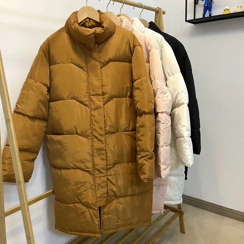 

Новинка 2023, Женское зимнее пальто, парки, корейские пальто, высококачественные толстые длинные парки