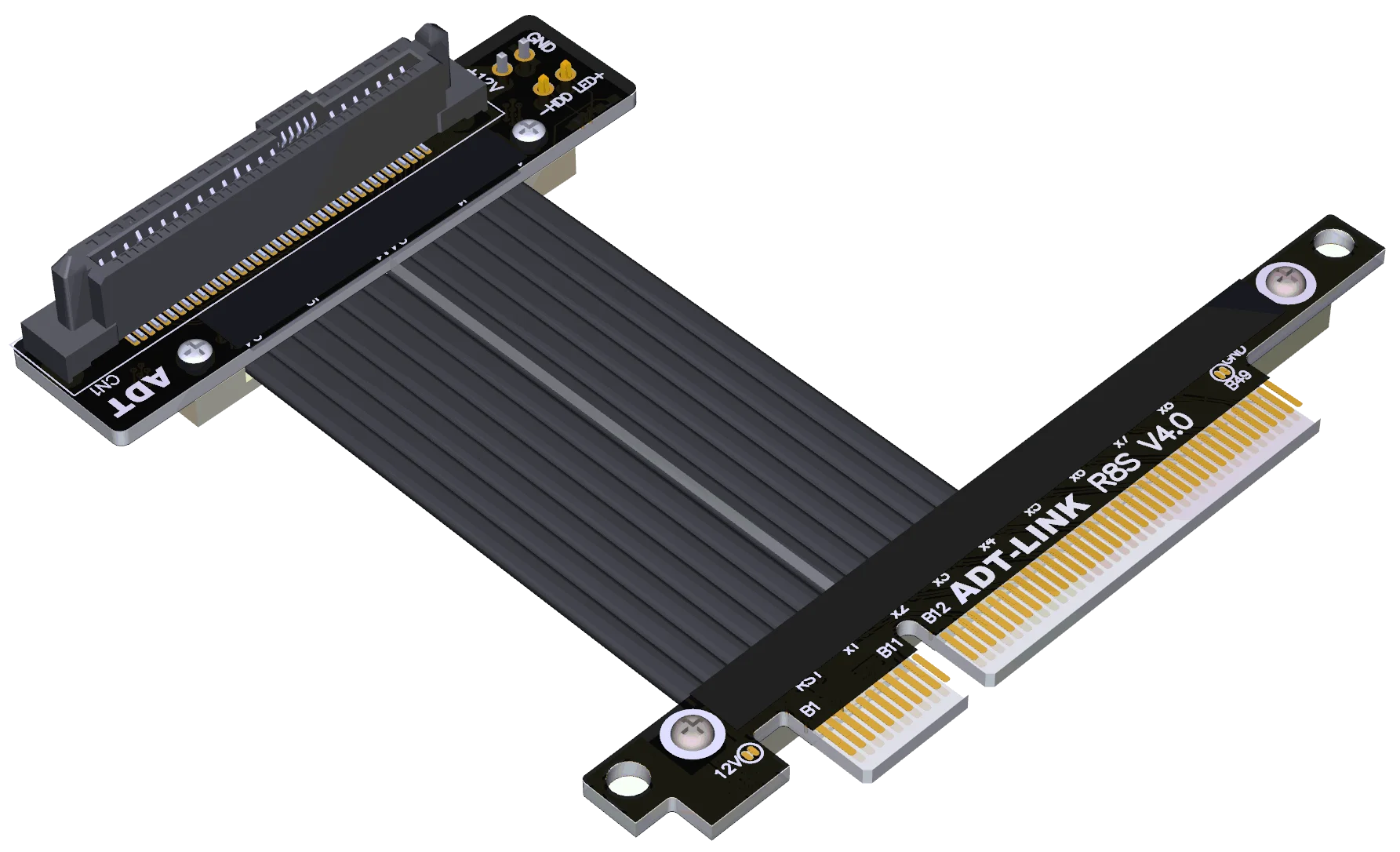 Relação a Pci-e 4.0 x8 Sff8639 Nvme Pcie Cabo de Transferência de Dados da Extensão Gen4 64g Bps u2 da Cabos de computador e conectores - Imagem 3