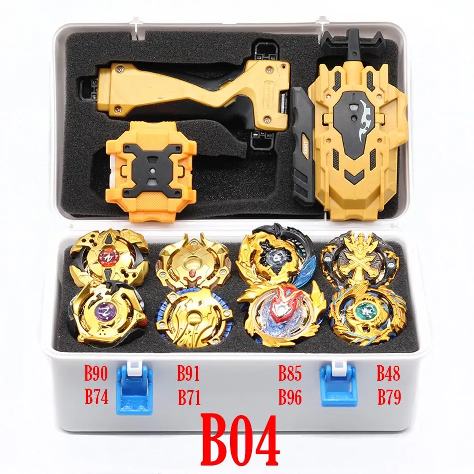 Takara Tomy Gold Beyblade Burst Arean Launcher Bayblades Bables набор коробка Bey Blade игрушки для подарка на Рождество и год Blayblade - Цвет: B04