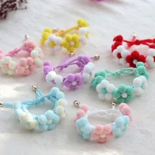 

Plush Ball Pet Dog Collar Puppy Neck Strap with Ball Dog Collar Candy Necklace Decoration Collar Pet Supplies