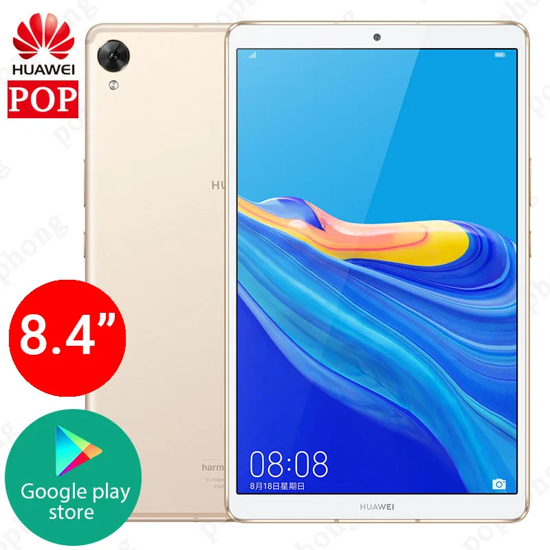 

Original Huawei Mediapad M6 8.4 inch 2K 4GB 64GB WIFI tablet PC Kirin980 Octa Core Android 9.0 Google play 6100mAh GPU Turbo