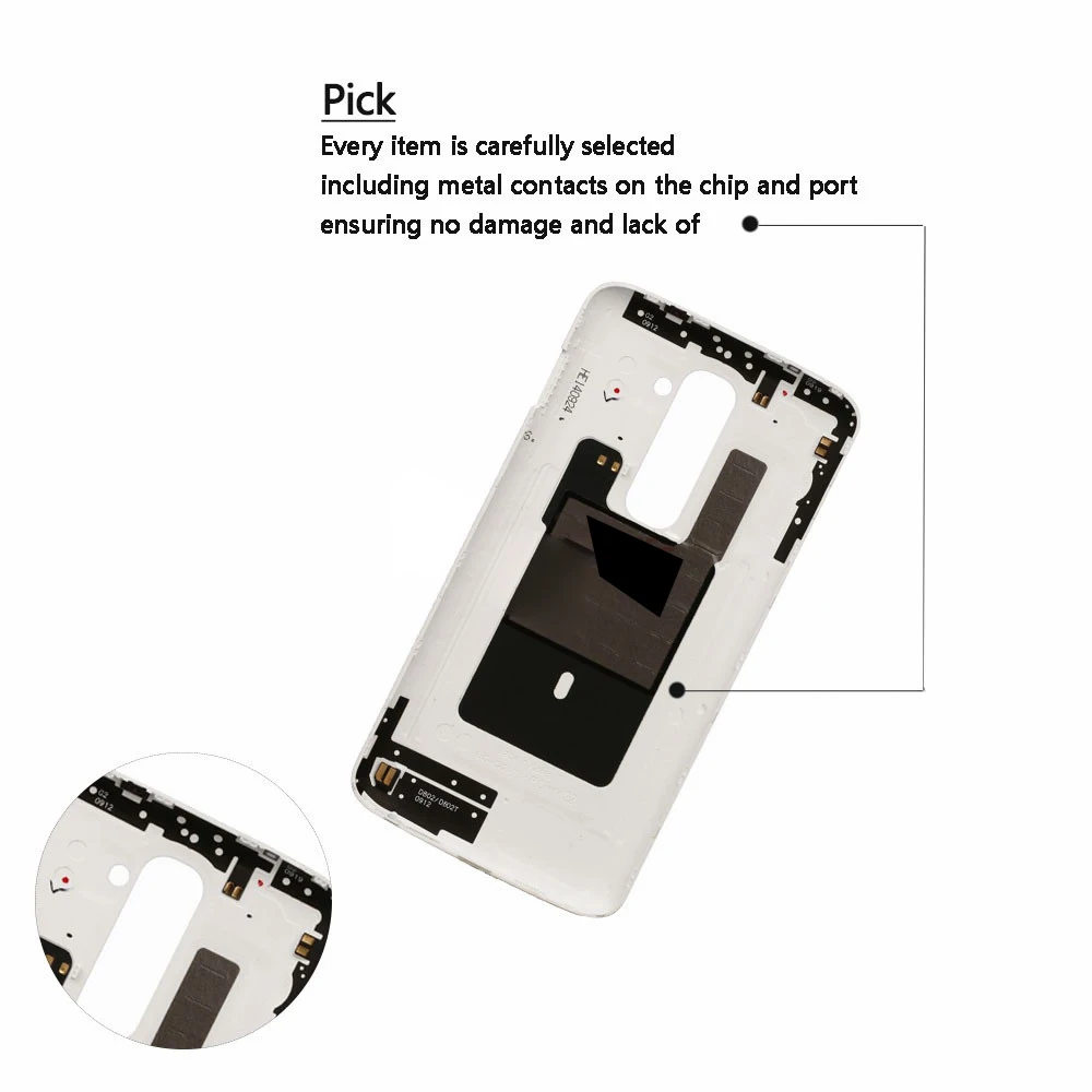 Пластиковый Чехол для батареи для LG G2 D802, задний корпус, чехол для задней двери, чехол для батареи