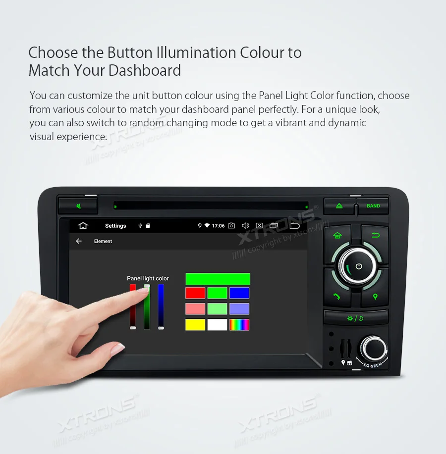 Flash Deal XTRONS 7" Android 9.0 Octa Core 4G RAM 64G ROM GPS navigation Car Multimedia system Plug & Play Design Fit for Audi A3 8P S3 8P 11