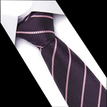 

53 Styles Men's Ties Stripe 7.5cm Jacquard Necktie Accessories Daily Wear Wedding Party Gift And Formal Business Work Tie10061