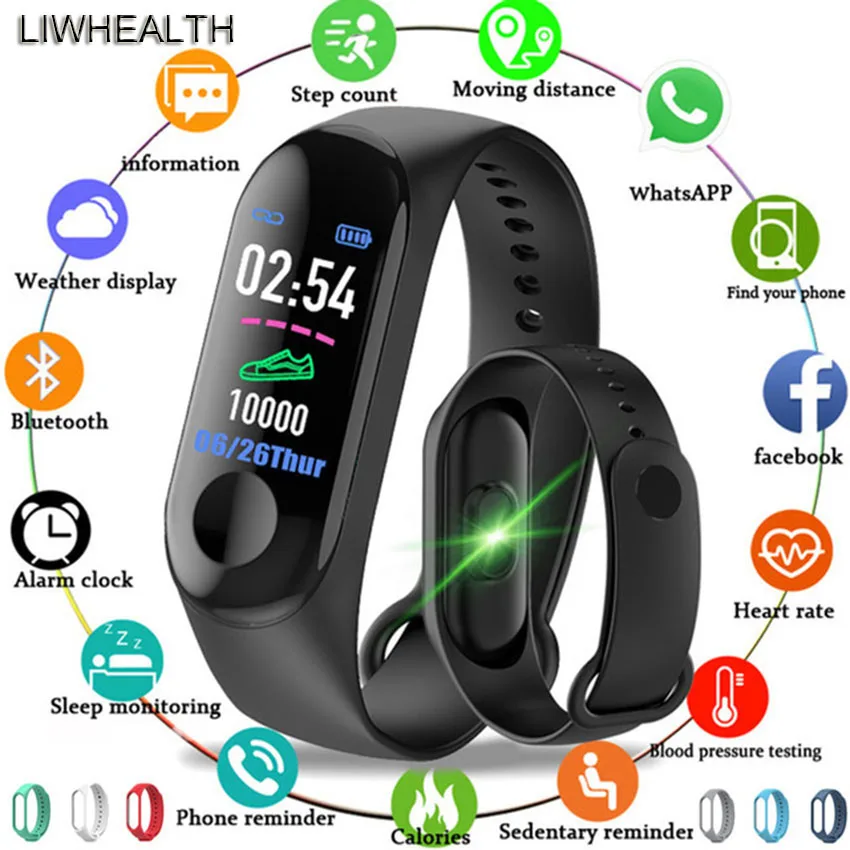 Cheap Smart Watch Men/Women/Kids Reloj Step Fitness Tacker Smartwatch HR For APPLE/Xiaomi/Huawei PK IWO 8/Mi Band 3/4 Not