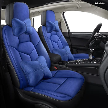 

kokololee Custom Leather car seat cover set For Acura MDX RDX RL TL ILX CDX TLX-L Automobiles Seat Covers cars styling