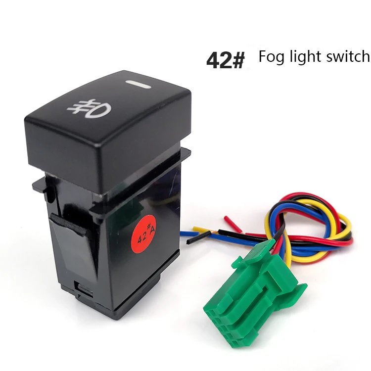 Yellow Rear Fog light Push Switch 4 Wire Button For Toyota Camry Prius Corolla Foglight DC12V | Автомобили и мотоциклы