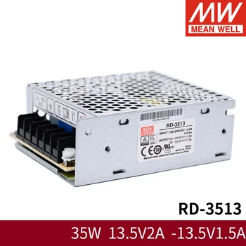 

Original MEAN WELL RD-3513 35W Dual Output Switching Power Supply 110V/220V AC to DC +13.5 -13.5V 1.3A Power Unit 5G Viberation