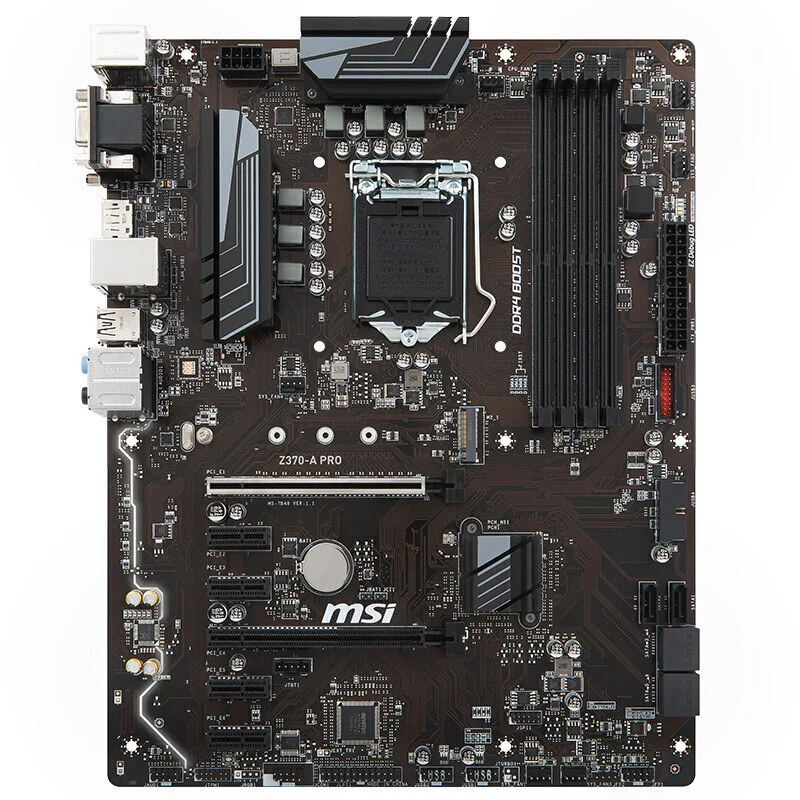 Z370-A PRO Материнская плата игровой материнская с процессором i3 8100 i5 8400 i7 8700K |