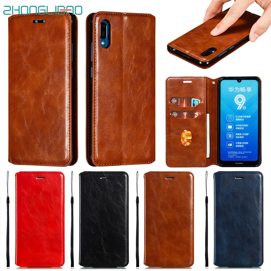 Магнитный чехол книжка с бумажником для Huawei Honor 20 V20 10 9 Lite P Smart Plus Z Y5 Y6 Y7 Pro Y9 2019 2018