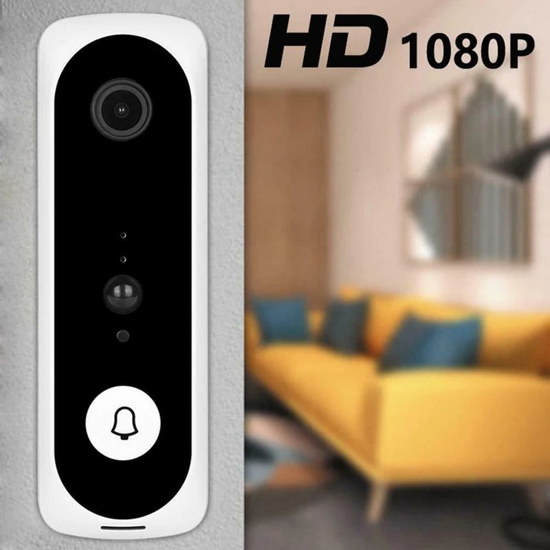

Hot V20 Smart WiFi Video Doorbell Camera Visual Intercom with Chime Night Vision IP Door Bell Wireless Home Security Camera Whit