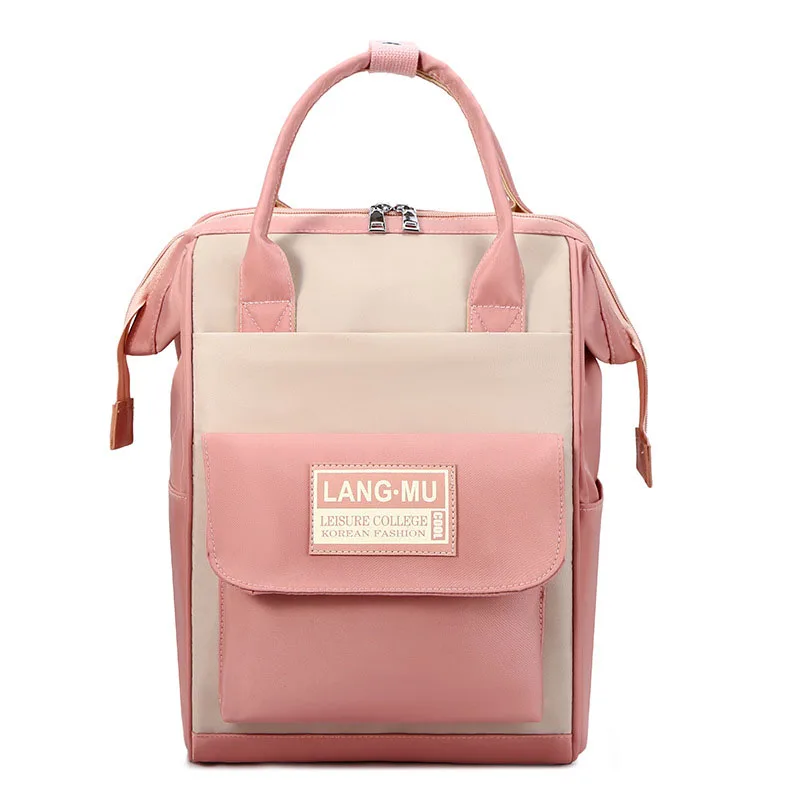 

PB1004 Backpack Women PU Leather Shoulder Bag For Teenage Girls Kids Multi-Function Small Bagpack Female Ladies School Backpack