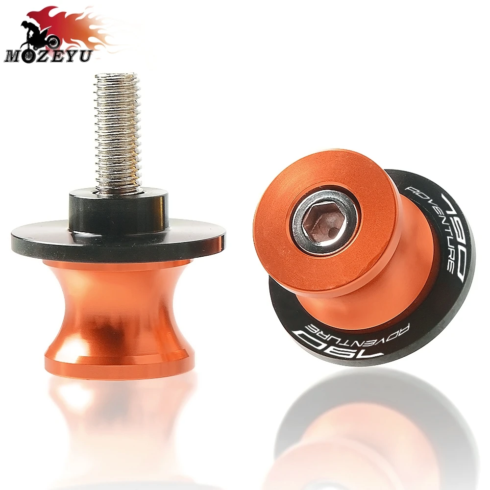 

For KTM 790ADV 790 ADVENTURE 790 ADV R 2019-2020 Motorcycle Accessories CNC Aluminum 10MM Swingarm Spools Slider Stands Screw