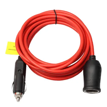 

Extension Cable Cord Wire Car Cigarette Lighter Plug Socket 1pc 12V/24V 3.5M Copper