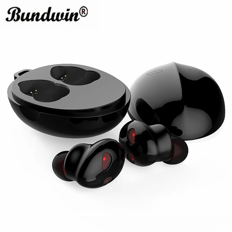 Bundwin PK i9000 TWS Bluetooth 5.0 Noise Cancelling Headset Binaural Earphone Touch Control True Wireless Earbuds Waterproof | Электроника