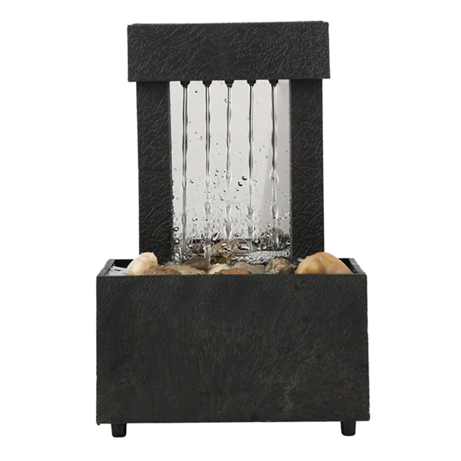 Desktop Water Fountain Ornament Indoor Decoration – Portable Tabletop Decor for Meditation Relaxation