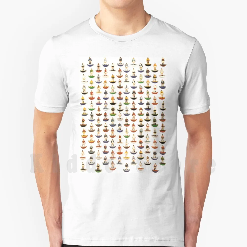 Subbuteo Ripeti 3 T Shirt Fai Da Te Big Size 100% Cotone Moda Calcio Vintage Subbuteo Modelli Di Cucito Bambini 70S Modello Grafico
