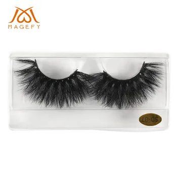 

False Eyelash 25mm 3D Mink Dramatic Makeup With Long Eyelash False Eyelashes magnetic eyelashes mink lashes D30824