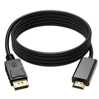 

DP To HDMI Cable Male To Male DisplayPort To HDMI Conversion Video Audio Adapter Cable For PC HDTV Projector Laptop 1080P